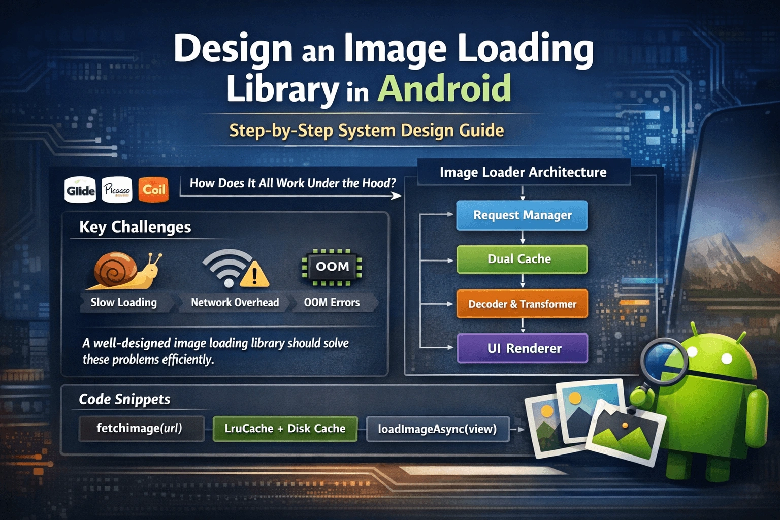 How to Design an Image Loading Library in Android - LRU CACHE
