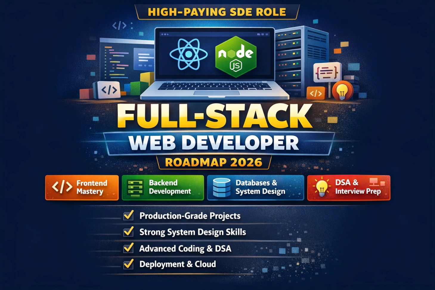 Full-Stack Web Developer Roadmap (2026)