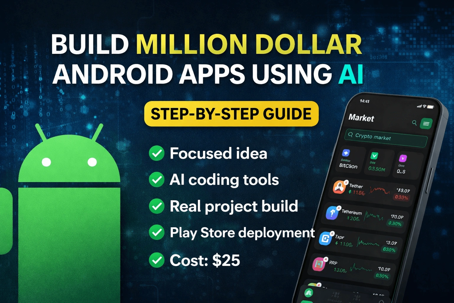 Build Million Dollar Android Apps Using AI (Step-by-Step Guide 2026)