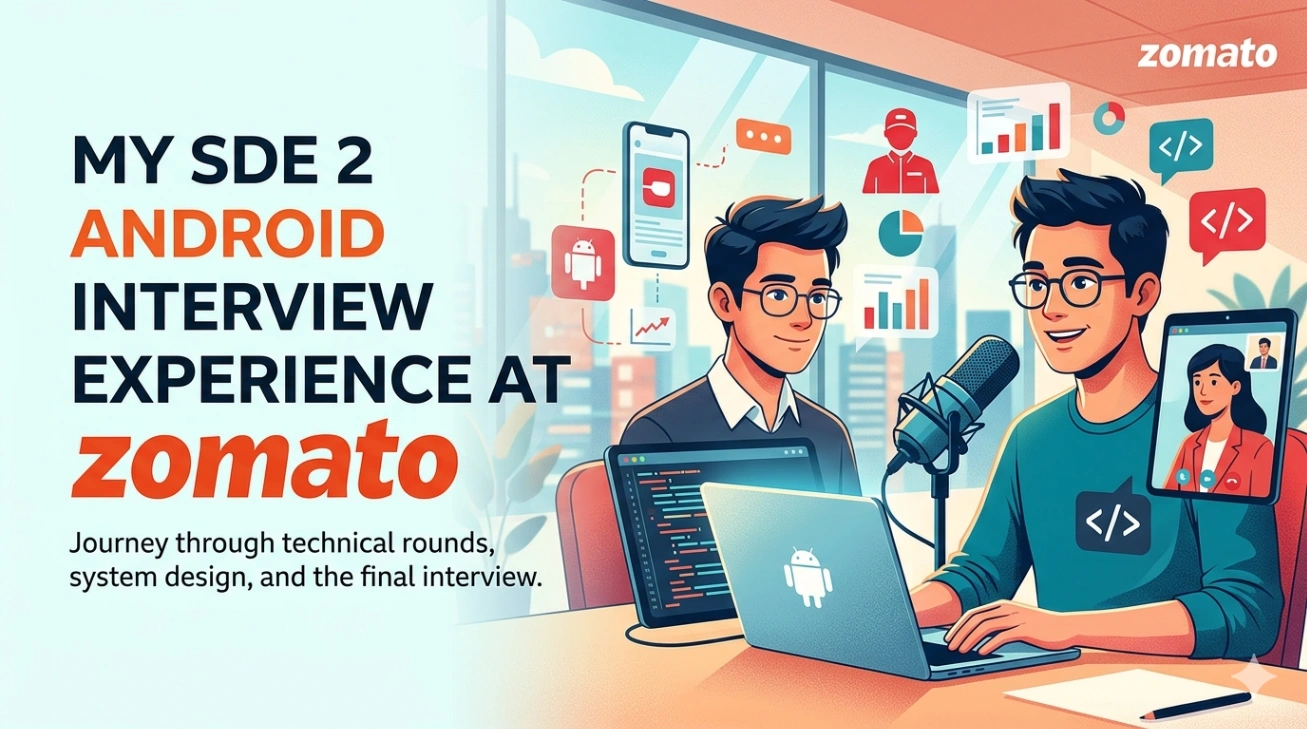 Zomato Interview Experience for SDE 2 Android Role