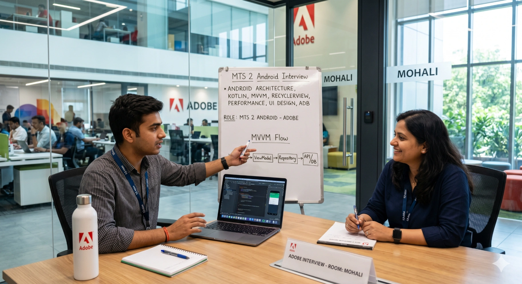 Adobe Interview Experience MTS-2 Android role