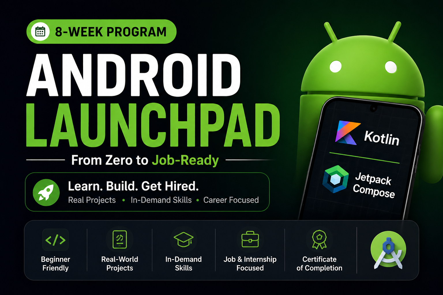 Thumbnail for Android Launchpad Internship Program course