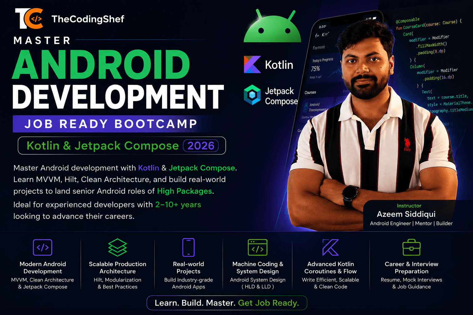 Thumbnail for Crack Your Next Android Interview: Job Ready Bootcamp - 2026 course