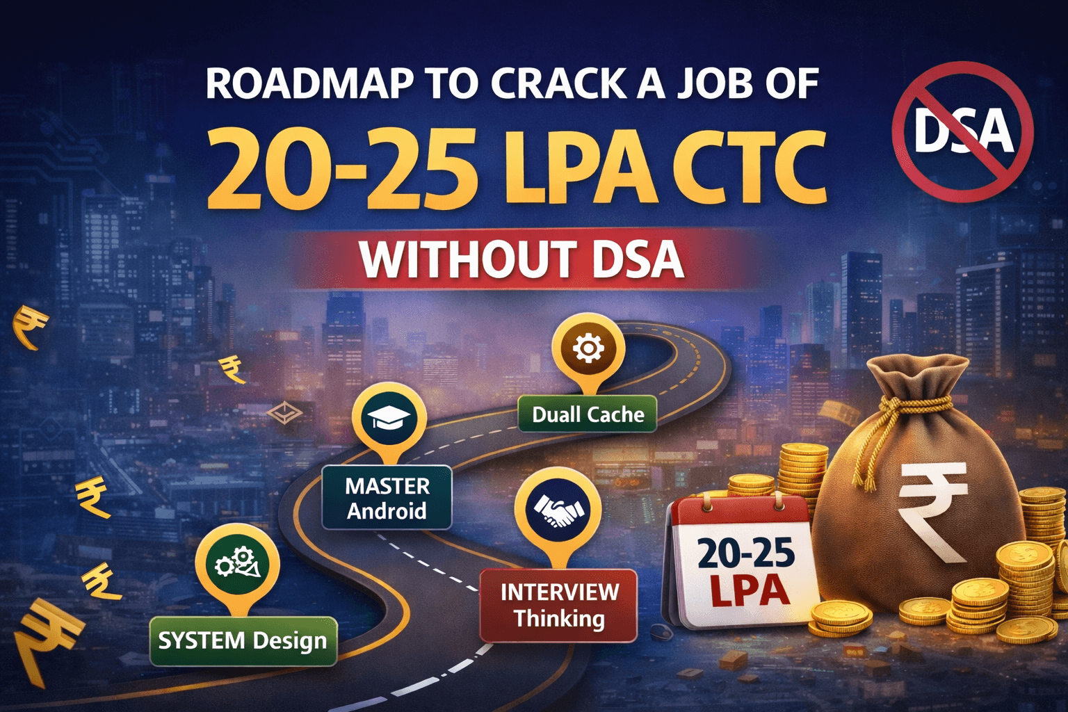 Roadmap to crack a job of 20-25LPA CTC without DSA