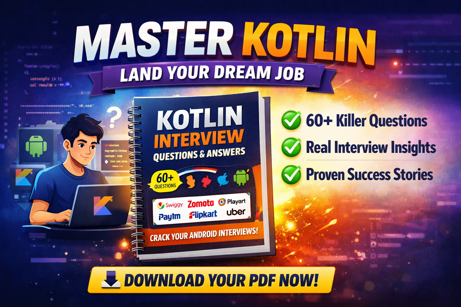 Kotlin interview question Answers